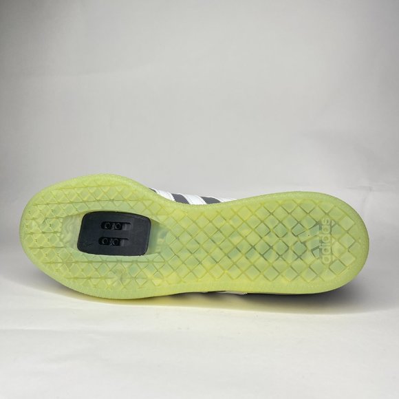 Adidas Mens VeloSamba Vegan Gray Pulse Lime Cycling Shoes Size 12 GY5531 main image 2
